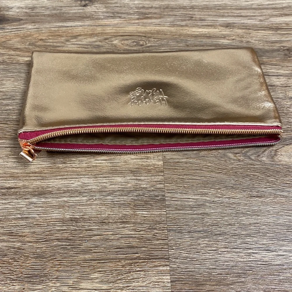NEW Rose Gold “Happy Things” Zipper Pouch Case